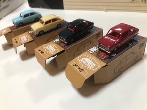 ラウドレーシング　ミニカー　FIAT 850 BERLINA 1968 1/64　4種類SET