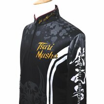 ◆釣武者◆ジップシャツ＋パンツ◆上下セット◆４XＬ◆ブラック、グレイ◆UVカット◆Tsuri Musha◆大きいサイズ_画像5