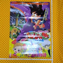 ★7065- 東映 アニメフェア　96 春　ドラゴンボール DRAGON BALL 最強への道　ご近所物語　映画 ポスター 劇場版 当時物_画像2