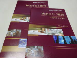 最新 西武ホールディングス 株主優待 (1,000株優待) 2セット　送料無料