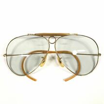 【レイバン】本物 Ray-Ban 伊達眼鏡 B&L ティアドロップ型 アビエーター型 サングラス メガネ めがね メンズ レディース USA製 送料520円_画像1