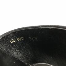 美品【ディオール】本物 Christian Dior 靴 23.5cm 黒 ビーズ装飾 サンダル ミュール スリッパ カジュアルシューズ レディース 伊製 36 1/2_画像10