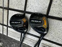 キャロウェイ　ローグST　マックス　フェアウェイウッド　３W＆５W　2本セット　中古品_画像2