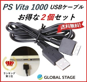SONY プレイステーション PS Vita 1000 USBケーブル 充電器 ２個 セット