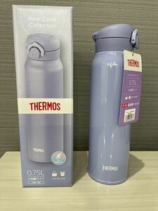 未使用 サーモス THERMOS JNL-753 水筒 ブルーパープル 0.75Lボトル ステンレス構造 保温・保冷 真空断熱ケータイマグ ベストセラー