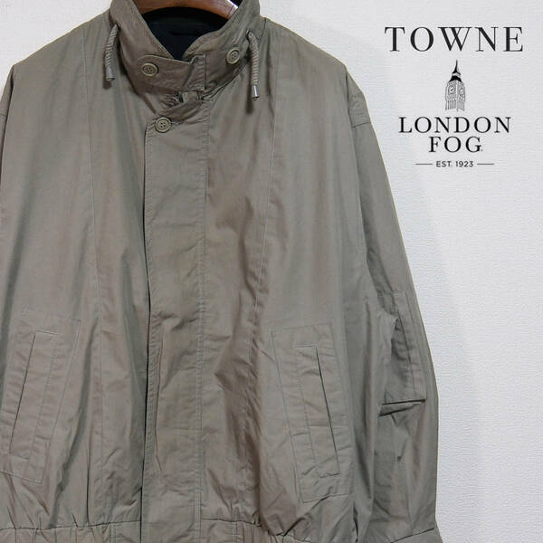 TOWNE タウン FROM LONDON FOG ロンドンフォグ スタンドカラー ジャケット ブルゾン カーキベージュ