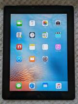 動作品 Apple iPad2 A1396 64GB iOS9.3.5 第2世代 シルバー 純正充電・データ転送ケーブル付き iPad 2 3G 稼働品_画像2