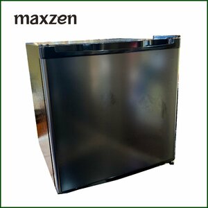 中古●maxzen●1ドア冷蔵庫 JR046ML01GM 46L 2019年製 ブラック