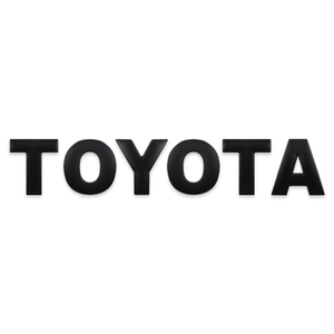 トヨタ TOYOTA ブラック アルファベット 英字 文字 エンブレム ロゴ 3Dエンブレム 立体ロゴ ステッカー シール