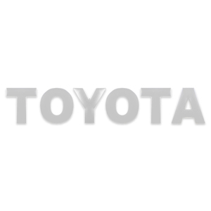 トヨタ TOYOTA ホワイト アルファベット 英字 文字 エンブレム ロゴ 3Dエンブレム 立体ロゴ ステッカー シール