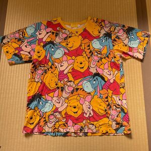 くまのプーさん総柄 半袖Tシャツ ディズニー 東京ディズニーリゾート Tシャツ Disney 半袖tシャツ