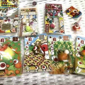 ゲゲゲの鬼太郎 目玉おやじ ご当地限定 8個 もみじ 玉ねぎ ネット入りみかん 信楽タヌキ 群馬こんにゃく