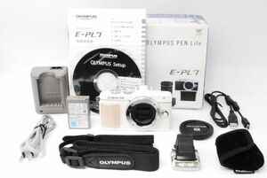 【新品級】OLYMPUS オリンパス PEN E-PL7 ボディ ホワイト ミラーレス一眼 PEN E-PL7 BODY WHT #509