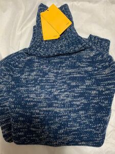 未使用品 フェンディ FENDI メンズ カシミヤ100% セーター タートルネック サイズ46 COLLOALTO KNIT FLAME CACHEMIRE FZ1215 K8P F0E07