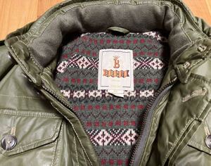 新品 レア ブルガリア製 サイズ40 BARACUTA 中綿ニット裏地 バラクータ 一点のみ フィールドジャケット ミリタリー風 定価8万以上