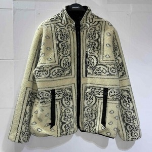 Supreme 19aw Reversible Bandana Fleece Jacket Lサイズ シュプリーム リバーシブルバンダナフリースジャケット
