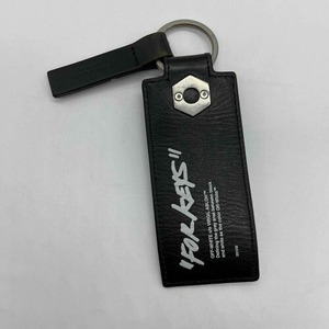 OFF-WHITE QUOTE KEY HOLDER オフホワイト クォートレザーキーホルダー