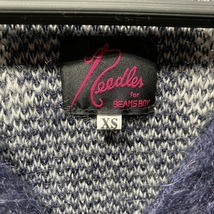 NEEDLES MOHAIR CARDIGAN MLB別注 NY YANKEES Size-XS LQ365 ニードルズ モヘア カーディガン ニット ヤンキース_画像3