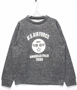 即決　US AIR FORCE トレーナー ニット スウェット フリース LapWing アメカジ アメリカン ARMY アーミー SIZE=3L 大きい サイズ XXL