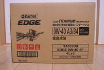 4L×6本1ケース カストロール(Castrol) EDGE エンジンオイル 0W-40 SP 4輪ガソリン/ディーゼル両用_画像1