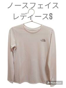 ノースフェイス◆レディース Sサイズ 長袖Tシャツ NTW12280 定価7,920円 ポリエステル 100% 1度着用