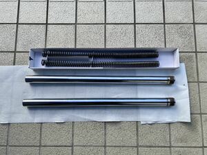 ハーレー　39φ インナーチューブ　27.25インチ　693mm 3inchオーバー　スプリングセット　dyna fxr xlh