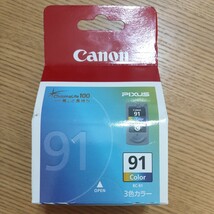 BC-91 【取付期限 2012.04】Canon 3色カラー FINEカートリッジ_画像1