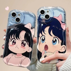 iPhone 14 Pro ケース アイフォン14 プロ ケース Apple 6.1インチ 背面カバー cute girl かわいい 耐衝撃 保護カバー ソフトケース