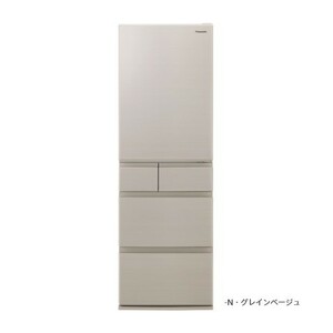  unused Panasonic/ Panasonic 5-door freezing refrigerator NR-E419EX-N gray n beige 406L width 60cm right opening consumer electronics [ several exhibition ] yu994ji51104-13