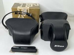 【M30】未使用品 保管品 Nikon F F2 ソフトカメラケース まとめて3点