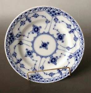 【1級品】ROYAL COPENHAGEN ブルーフルーテッド プレート 14.5cm ロイヤルコペンハーゲン 皿 BLUE FLUTED ハーフレース　