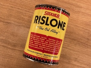 USA 1960頃 SHALER RISLONE オイル缶 未使用品 3.！！！検索/モービル/エッソ/テキサコ/ガルフ/