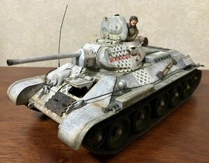 タミヤ1/35 T34-76戦車 プラモデル 完成品 T34レジェンドオブウォー