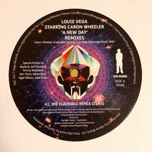 極美品 LOUIE VEGA STARRING CARON WHEELER A NEW DAY 12INCH JOE CLAUSSELL DANNY KRIVIT RON TRENT TIMMY REGISFORD KENNY DOPE BLAZE_画像1