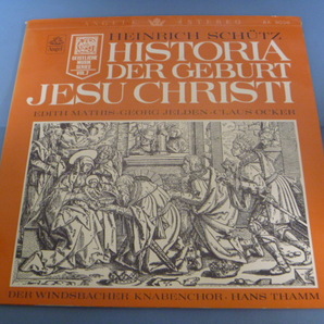  【赤盤白金対訳付】 シュッツ/オラトリオ イエス・キリスト降誕の物語 ハンス・タム指揮ヴィンズバッハ児童cho.&器楽合奏団他 【27】の画像1