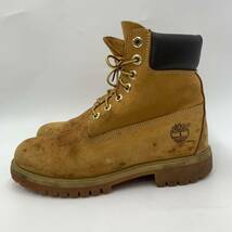 G☆名作!!7ホール'PRIMALOFT/400GRAM搭載' Timberland ティンバーランド 10061 4347 ヌバックレザー イエローブーツ ワークブーツ 革靴 7.5_画像2