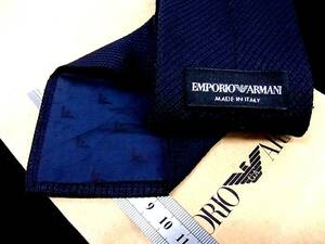 !:.*:1578[ beautiful goods ] Emporio Armani [ black tag ] top class necktie *