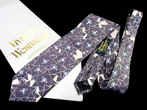 !:.*:1765[ прекрасный товар ] Vivienne Westwood [ общий o-b Logo рисунок ] галстук 