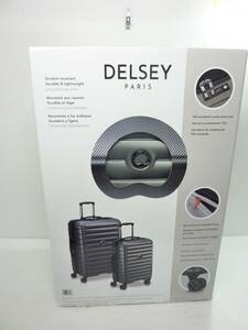 CV5403 美品 展示品 DELSEY PARIS スーツケース 2個セット (23インチ & 30インチ) グラファイト