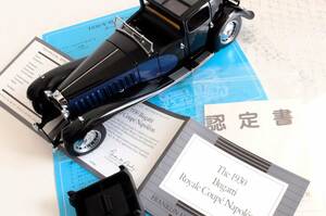  Franklin Mint 1930 year type Bugatti ro wire ru coupe Napoleon 1|24