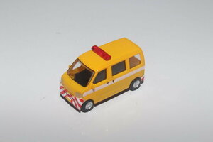 1/150 ザ・カーコレクション『【 ダイハツ ハイゼットカーゴ（道路作業車）No.W127 】基本セットK2 バラシ 』検/トミーテック カーコレ