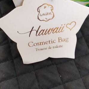 【人気】Hawaii Cosmetic Bag（白地に花柄）（送料込）の画像2