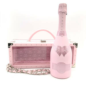 ◆【未開栓】ANGEL CHAMPAGNE NV Demi Sec Rose エンジェル ドゥミセック ロゼ ピンク レザータイプ シャンパン 750ml 12.5% ケース付 酒