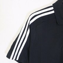 未使用 adidas アディダス 半袖 ポロシャツ 3着セット Mサイズ ブラック IC9310★711h03_画像8