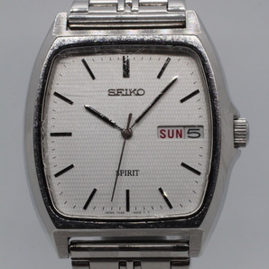 【SEIKO】SPIRIT 7N48-5000 10BAR STAINLESS STEEL JAPAN 中古品時計 電池交換済み 23.11.13の画像7