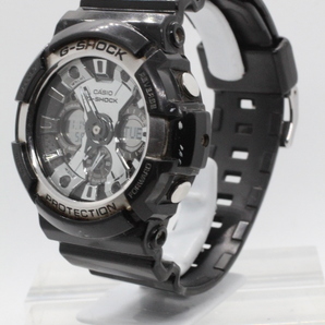 【CASIO】G-SHOCK ANALOG-DIGITAL GA-200BW-1AJF 20BAR 中古品時計 23.11.26の画像4