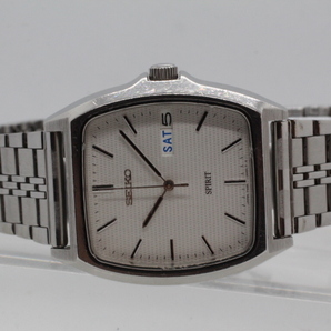 【SEIKO】SPIRIT 7N48-5000 10BAR STAINLESS STEEL JAPAN 中古品時計 電池交換済み 23.11.13の画像9