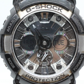 【CASIO】G-SHOCK ANALOG-DIGITAL GA-200BW-1AJF 20BAR 中古品時計 23.11.26の画像6