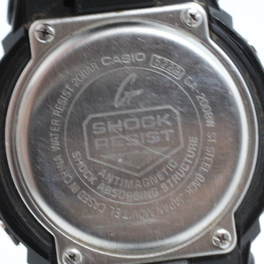 【CASIO】G-SHOCK ANALOG-DIGITAL GA-200BW-1AJF 20BAR 中古品時計 23.11.26の画像7