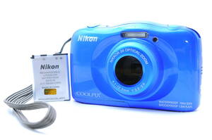 ★実用並品★ ニコン NIKON COOLPIX W100 ブルー